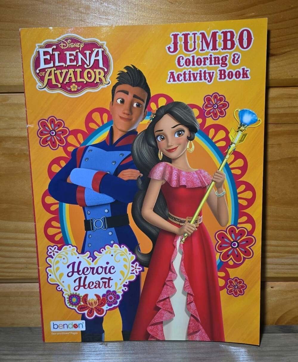 Disney Elena Avalor Heroic Heart: Jumbo Coloring & Activity Book by bendon